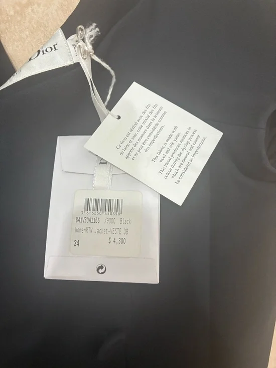 Dior Women’s Ready to Wear Jacket Vest- Black - Picture 4 of 4